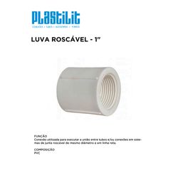 Luva Roscável 1 - 10276 - Comercial Leal