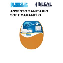 Assento Sanitário Soft Close CARAMELO PLASTILIT - ... - Comercial Leal