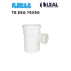 Tê de Redução PVC para Esgoto 75x50mm ou 3 - 13017... - Comercial Leal