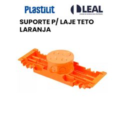 Caixa de Luz – com suporte para laje LARANJA PLAST... - Comercial Leal