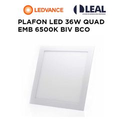 PLAFON LED 36W QUAD EMB 6500K BIV BCO S/ CLIP FIX ... - Comercial Leal