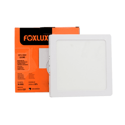 PLAFON LED 18W QUADRADO DE SOBREPOR 4000K BIVOLT F... - Comercial Leal