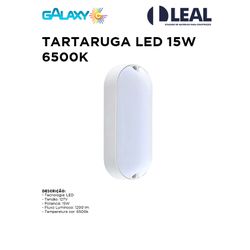 Luminária Tartaruga LED 15W 6500K GALAXY - 11303 - Comercial Leal