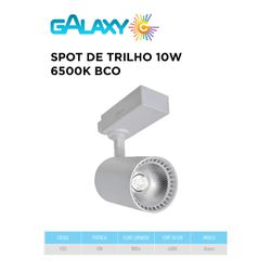 SPOT DE TRILHO 10W BRANCO 6500K - 11868 - Comercial Leal