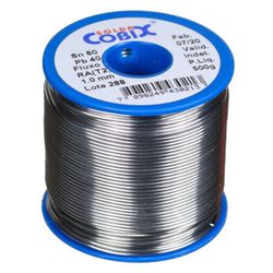 SOLDA EM FIO/ESTANHO 1,0MM 60/40 CARRETEL AZUL 250... - Comercial Leal