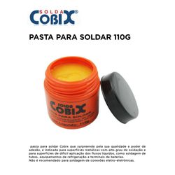PASTA PARA SOLDAR 110G COBIX - 10862 - Comercial Leal