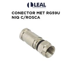 CONECTOR DE COMPRESSAO RG6 DE ALTA - 07823 - Comercial Leal
