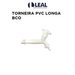 TORNEIRA PVC LONGA BRANCA - 12431 - Comercial Leal