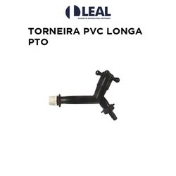 TORNEIRA PVC LONGA PRETA - 12432 - Comercial Leal