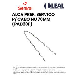 ALÇA PREFORMADA SERVIÇO PARA CABO NU 70MM (PAD20F)... - Comercial Leal