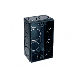 Caixa de Embutir Retangular 4x2 em PVC Preta 68904... - Comercial Leal