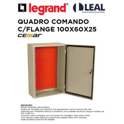 QUADRO DE COMANDO CHAPA DE AÇO 1.000X600X250MM COM... - Comercial Leal