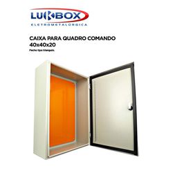 QUADRO COMANDO 40X40X20 LUKBOX - 08662 - Comercial Leal