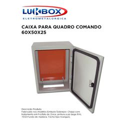 QUADRO COMANDO 60X50X25 LUKBOX - 09563 - Comercial Leal