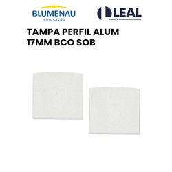 TAMPA PERFIL ALUMÍNIO 17MM BRANCO SOBREPOR BLUMENA... - Comercial Leal