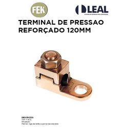 TERMINAL DE PRESSÃO REFORÇADO 120MM FEK - 11541 - Comercial Leal