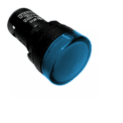 SINALEIRO LED 22MM AD1622DB AZUL 12V JNG - 12643 - Comercial Leal