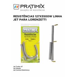 RESISTÊNCIA 127X5500W LINHA JET PARA LORENZETTI PR... - Comercial Leal