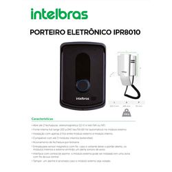 PORTEIRO ELETRÔNICO IPR8010 - 07135 - Comercial Leal