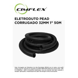 ELETRODUTO PEAD CORRUGADO 32MM 1