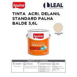 TINTA ACRIÍLICA DELANIL RENDE MUITO STANDARD PALH... - Comercial Leal