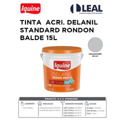 TINTA ACRÍLICA DELANIL RENDE MUITO STANDARD RONDO... - Comercial Leal