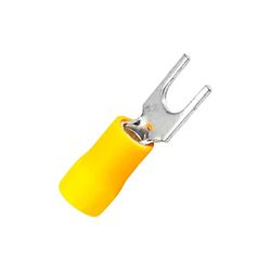 TERMINAL TIPO FORQUILHA 4 A 6 MM AMARELO TPF-6-5 I... - Comercial Leal