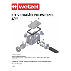 KIT DE VEDAÇÃO POLIWETZEL 3/4 - 10897 - Comercial Leal
