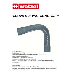 CURVA 90º PVC COND CINZA 1