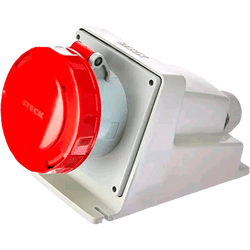 TOMADA SOBREPOR INDUSTRIAL 380/440V 63A 3P+T 6H - ... - Comercial Leal