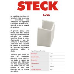 LUVA 12X09 - STECK - 07655 - Comercial Leal
