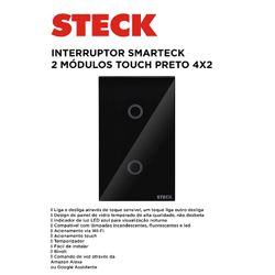 INTERRUPTOR SMARTECK 4X2