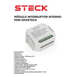 MÓDULO DE INTERRUPTOR INTERNO MINI SMARTECK - 1156... - Comercial Leal