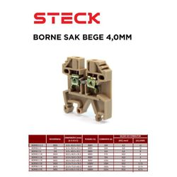 BORNE SAK BEGE 4,0MM - 11697 - Comercial Leal