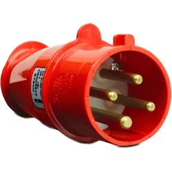 PLUGUE IND 380/440V 32A 3P+T 6H VM STECK - 12379 - Comercial Leal