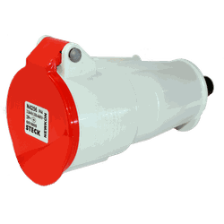 ACOPLAMENTO IND 380/440V 32A 2P+T 9H VM STECK - 12... - Comercial Leal