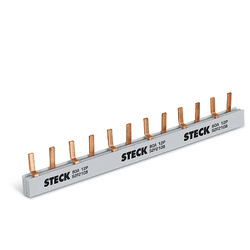 BARRAMENTO PENTE 80A BIP 12P 22,5CM STECK - 12893 - Comercial Leal