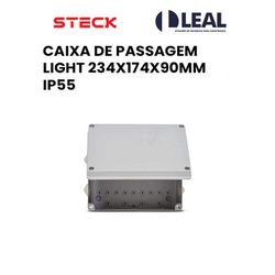 CAIXA DE PASSAGEM LIGHT 234X174X90MM IP55 STECK - ... - Comercial Leal