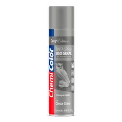 SPRAY CINZA CLARO 400ML CHEMICOLOR - 10400 - Comercial Leal