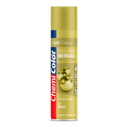 SPRAY METALICO OURO 400ML CHEMICOLOR - 10495 - Comercial Leal