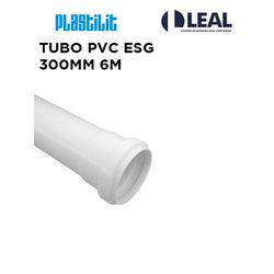 Tubo Esgoto 300MM 6M PLASTILIT - 12894 - Comercial Leal