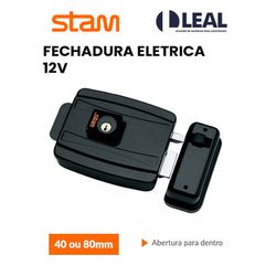 FECHADURA ELÉTRICA PARA PORTÃO 40MM STAM ABRE PARA... - Comercial Leal
