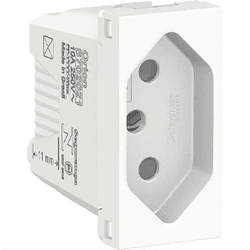 MODULO TOMADA 2P+T 10A BRANCO ORION - 08996 - Comercial Leal