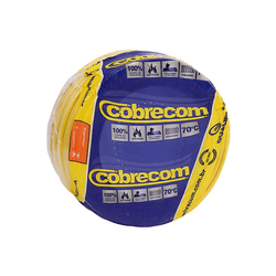 CABO FLEX 4MM AMARELO COBRECOM - 14712 - Comercial Leal