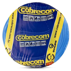 CABO FLEX 4MM AZUL COBRECOM - 14713 - Comercial Leal