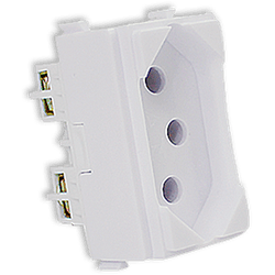 MODULO TOMADA 10A I9 ILUMI - 15025 - Comercial Leal