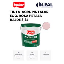 TINTA ACRÍLICA PINTALAR ECO. AMARELO CANÁRIO BALDE... - Comercial Leal