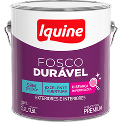 TINTA ACRÍLICA PREMIUM FOSCO DURÁVEL BRANCO GELO L... - Comercial Leal