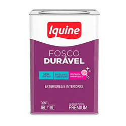 TINTA ACRÍLICA PREMIUM FOSCO DURÁVEL BCO NEVE LATA... - Comercial Leal