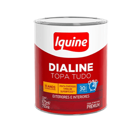 ESMALTE DIALINE TOPA TUDO BASE AGUA ACETINADO BCO... - Comercial Leal